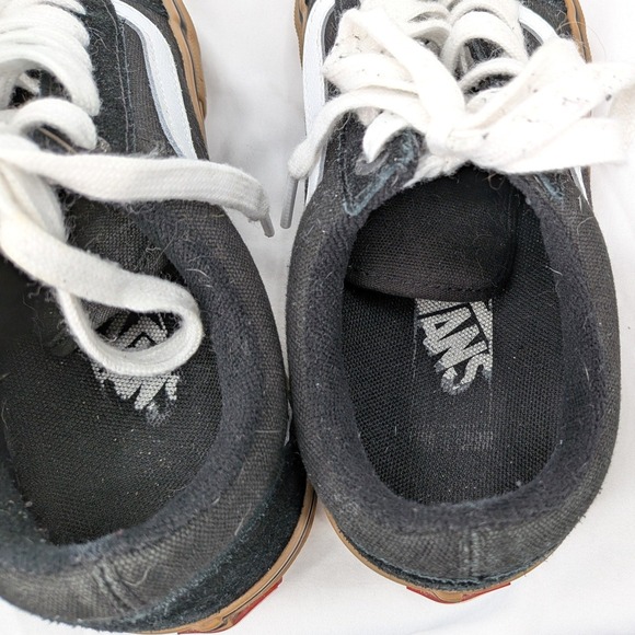 Vans Old Skool Pro Size 5.5 Black Suede Gum‎ Sole Skate Streetwear - Picture 4 of 10